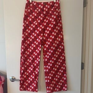 Maeve Cherry Print Colette Pants 29T